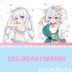 Соединение принцессы дакимакура из аниме! Re: погружения Kokoro HD Печать Подушка Чехол Корпус обнимающаяся подушка крышка чехол номер отаку подарки