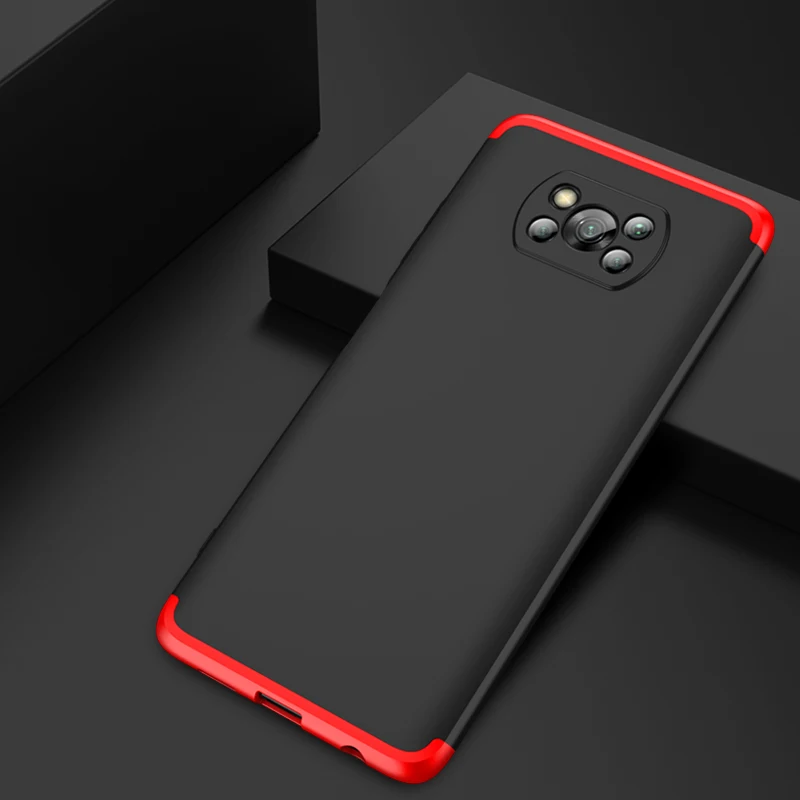3 in 1 case for poco x3 pro case poco x3 360 full protection case shockprrof matte phone cover for xiaomi poco x3 nfc x 3 pro free global shipping