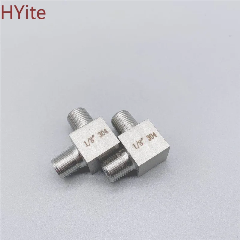 Прямоугольный преобразователь высокого давления 1/8 дюйма 1/4 3/8 1/2 BSPT штекер 90