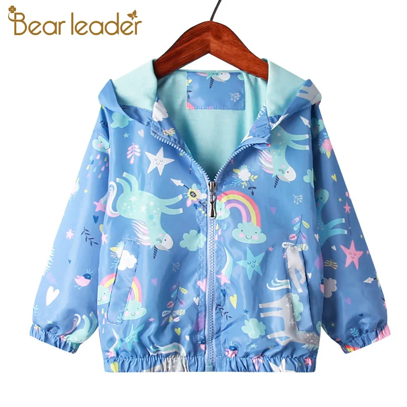 Куртка детская демисезонная с капюшоном и цветочным принтом | Детская одежда