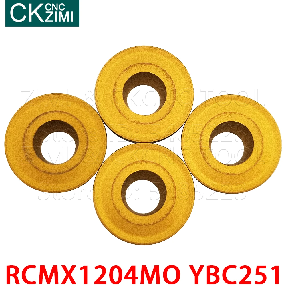 10 шт. RCMX1204MO YBC251 RCMX 1204MO карбидные вставки токарные фреза Инструменты CNC