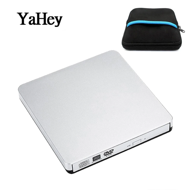 YaHey USB 2 0 расширенный привод CD/DVD RW ГОРЕЛКА Portatil для hp/Apple и водонепроницаемый