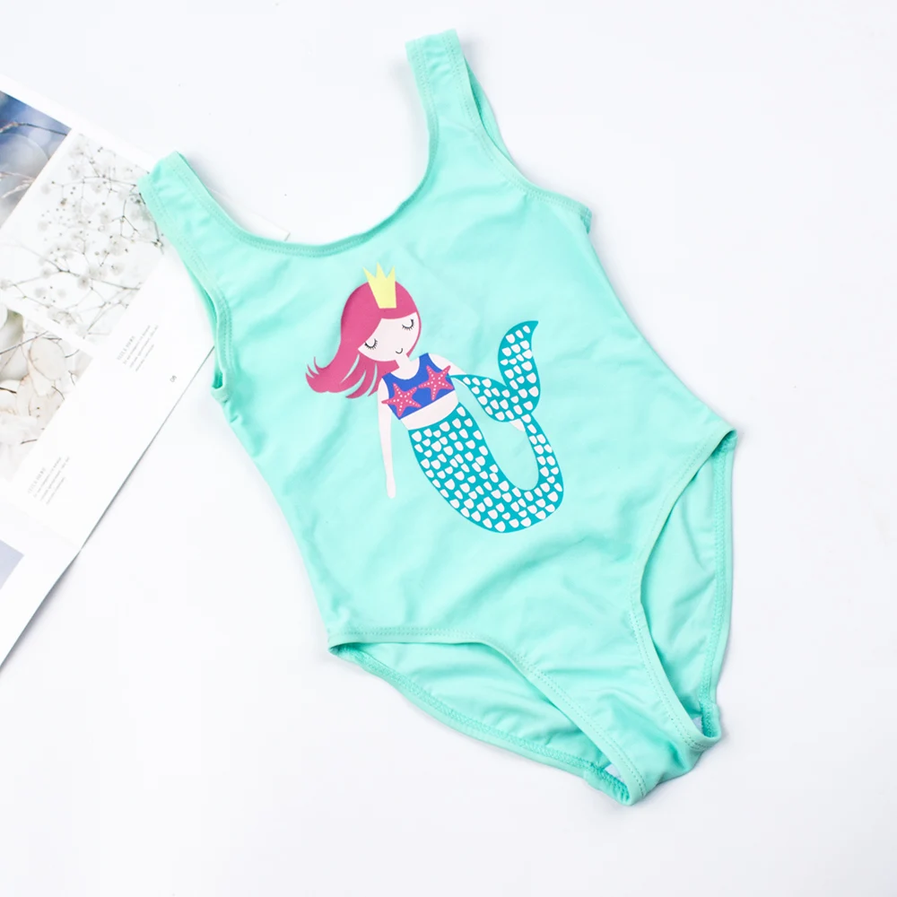 От 3 до 7 лет для Девочек Цельный Купальник Новый брендовый летний костюм девочек