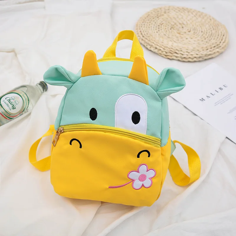 

er tong bao 2020 New Style Kindergarten School Bag Men and Women Child Simple Cute Small Bookbag School Bag Cute Little Animal B