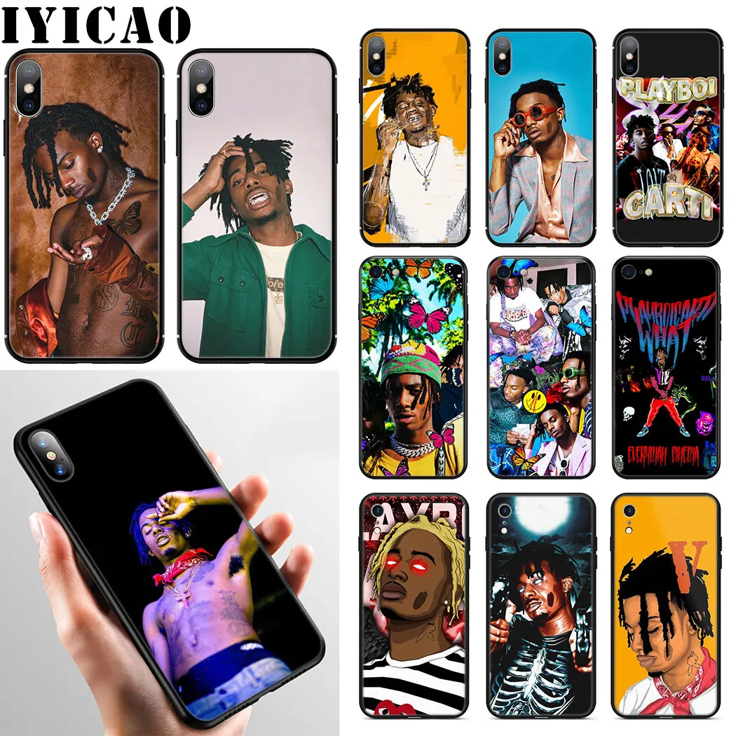 Мягкий силиконовый чехол Playboi для iPhone 11 Pro Max XR X XS 6 6S 7 8 Plus 5 | Мобильные телефоны и