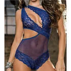 Сексуальное нижнее белье, женское нижнее белье с одним открытым плечом, горячее эротическое кружевное нижнее белье, эротическое нижнее белье