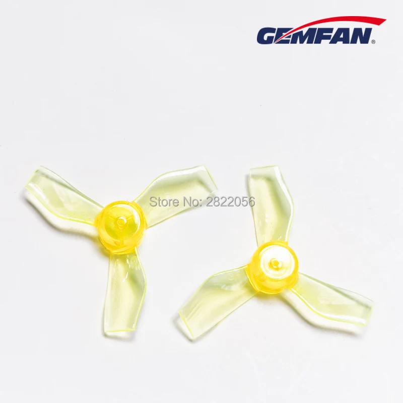 Gemfan 1635 40mm 3-blade 1.5mm Yellow propeller