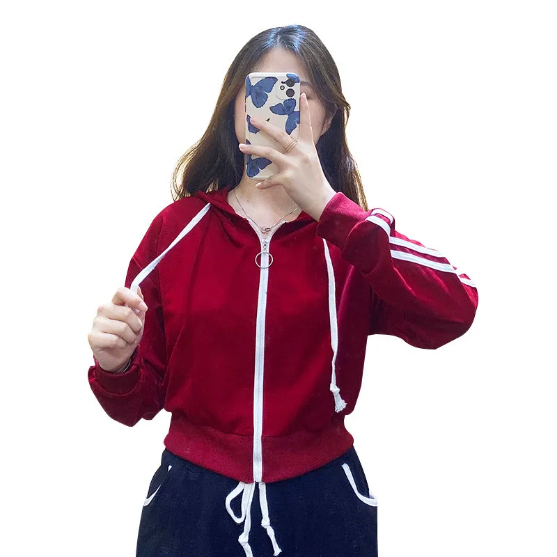 

Ymwmhu 2021 New Arrival Autumn Women Hoodied Casual Loose Sportwear Sweatshirts Solid Fashion Ladies Hooded Clothing Korean Top