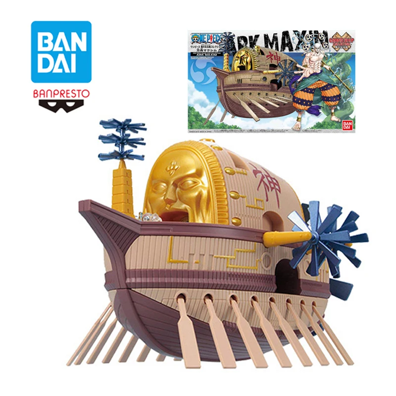 

Anime BANDAI Original One Piece Sonny No. Pirate Ship of Spades Ark Proverbs 10-15cm PVC Action Figure Toys Collectible Model