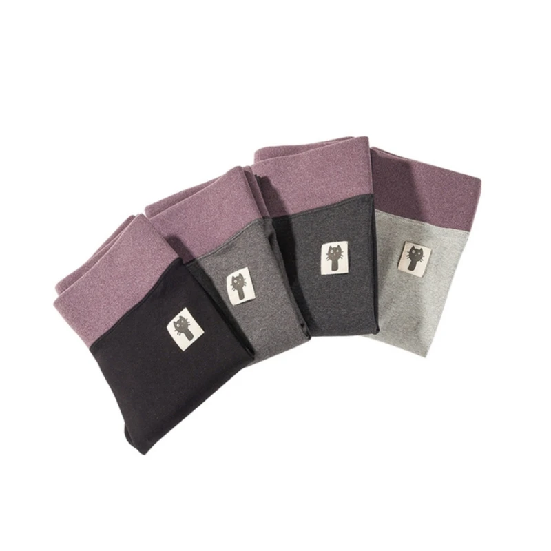 

Women High Waist Stretch Leggings Fleece Lined Warm Tights Thick Velvet Pants