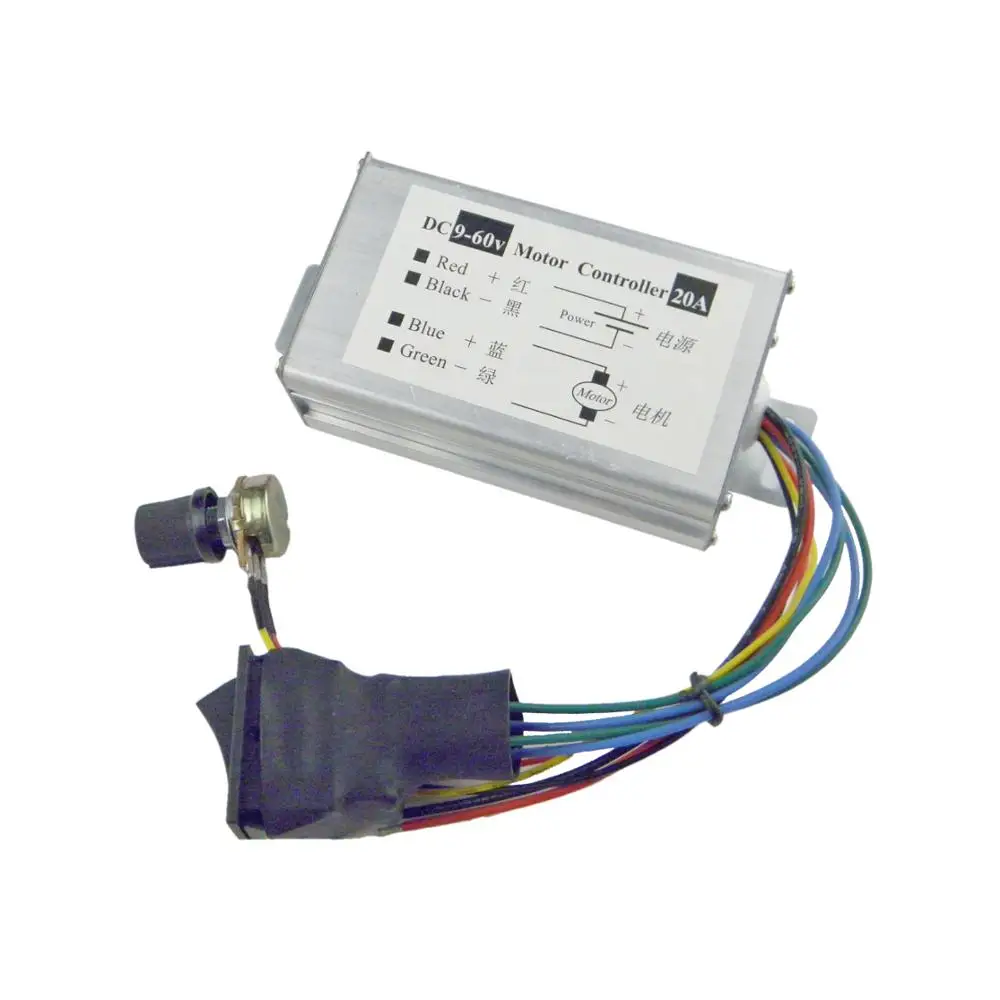 Регулятор скорости двигателя щетки (DC 9-60 в) 20 А | Обустройство дома