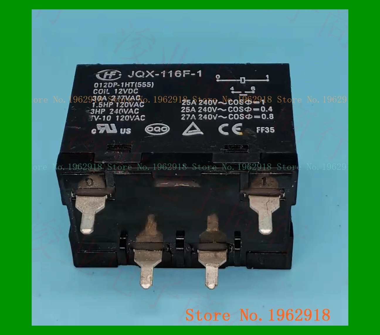 

JQX-116F-1 012DP-1HT(555) 4