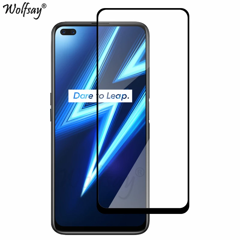 2 uds Pantalla de pegamento completo Protector para OPPO verdadero yo X50 Pro 5G vidrio templado de 2.5D 9H pel&iacute;cula protectora del tel&eacute;fono para verdadero yo X50 Pro 6,44"-2