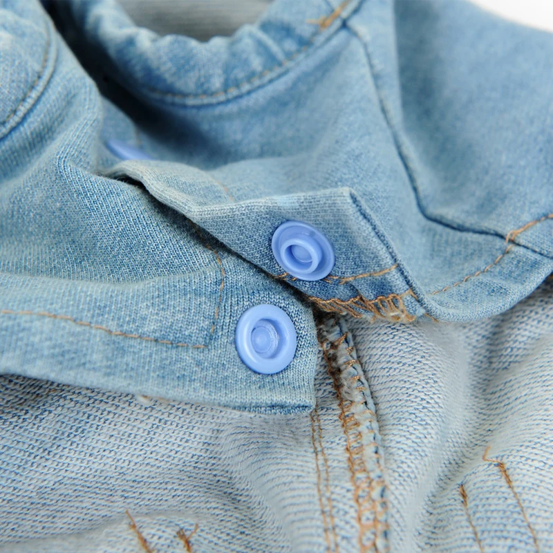 Собака модные классические джинсы рубашка ремень пальто жилет куртка