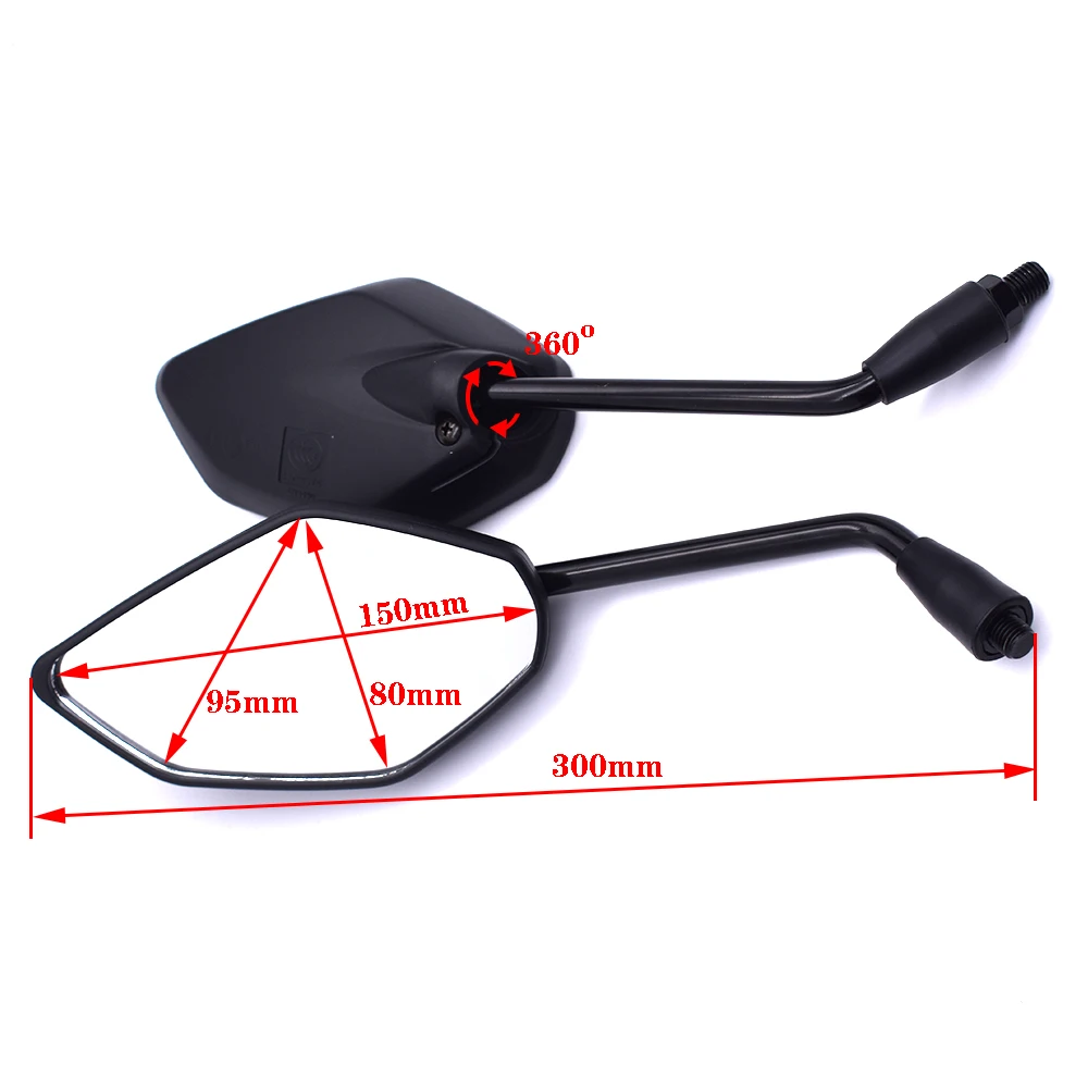Мотоциклетные аксессуары универсальное зеркало заднего вида 10 мм для Triumph Ducati