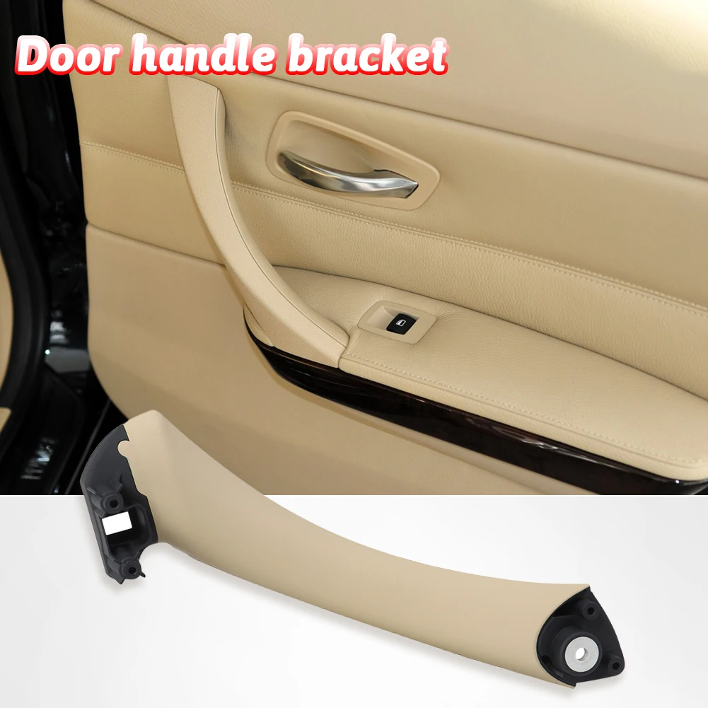 

Car Right Inner Door Pull Handle Bracket with Trim Cover for BMW 3 Series E90 2005-2012 Rack Auto Interior Replacement Accessory