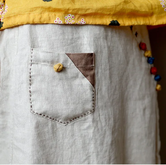 

Black denim midi Skirt For Women casual safari skirts colors buckles one pocket