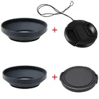 Широкоугольная бленда объектива, крышка объектива 40,5 мм 43 мм 49 мм 52 мм 58 мм 55 мм 62 мм 67 мм 72 мм 77 мм для Leica Canon Nikon Sony