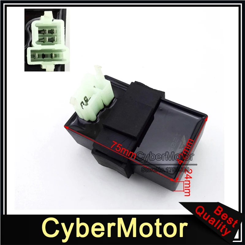 6-контактный бокс зажигания постоянного тока CDI для двигателя 50cc 70cc 90cc 110cc 125cc 140cc