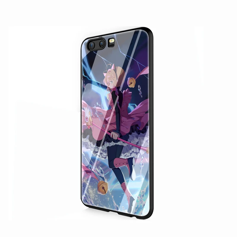 G10 EWAU карта Captor Sakura закаленное стекло телефон чехол для Huawei P10 P20 P30 mate 20 Lite pro P Smart Y6 Y9 Honor 8X9 10 - Цвет: G10