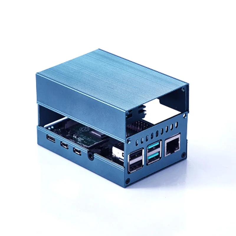 raspberry pi 4B металлический корпус raspberry pi 4 материнская плата коробка алюминиевый сплав защитный корпус с охлаждающими аксессуарами