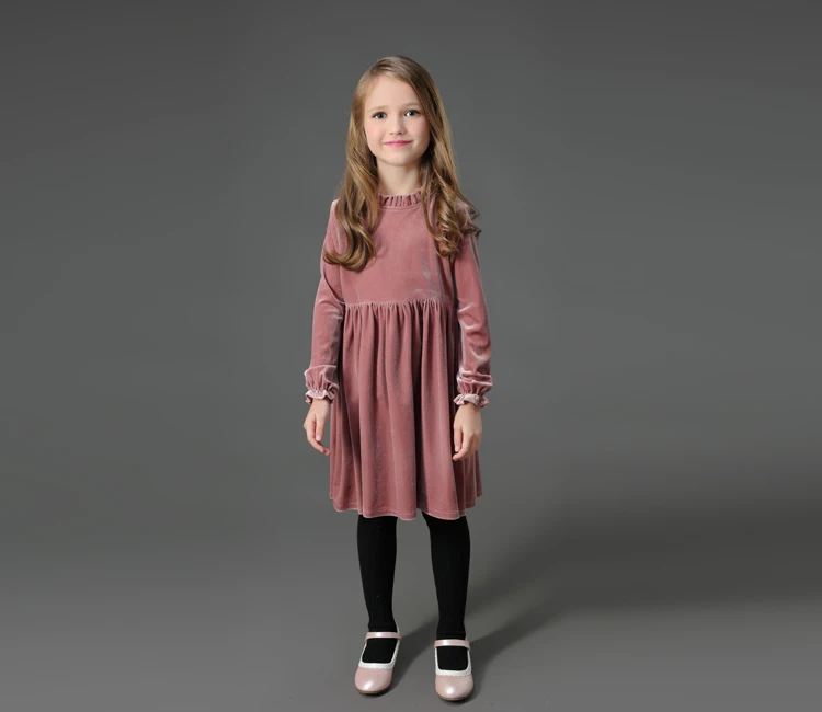 Abito da sera per ragaza adolescente 3-12 anni abito da Natale abito Going per bambini autunno nuva versione coreana dell