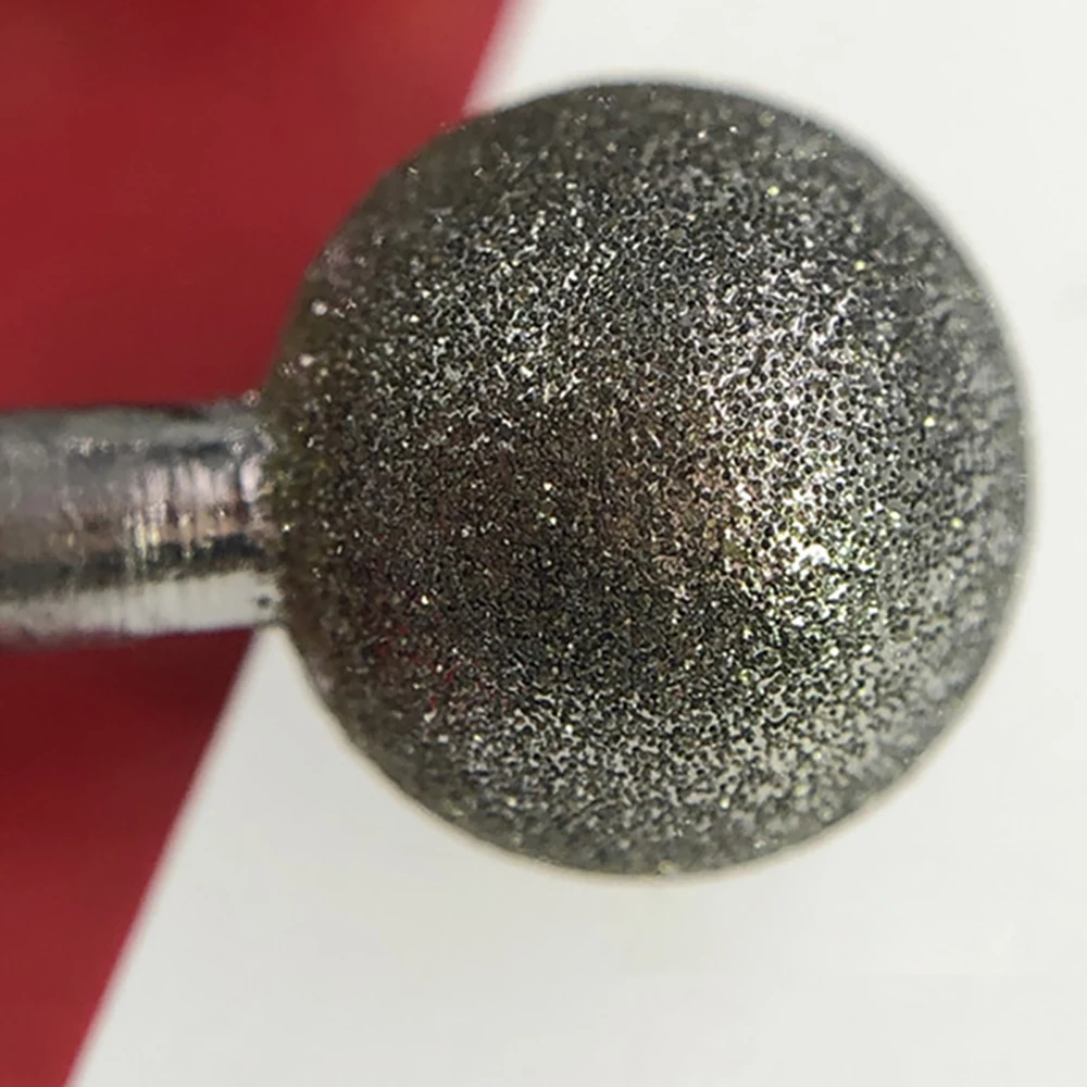 5/10/20Pcs 1mm-6mm Ball Diamond Grinding Head Burr Point 3mm Shank Carving Engraving Bits for Jade Glass Dremel Rotary Tools - купить по