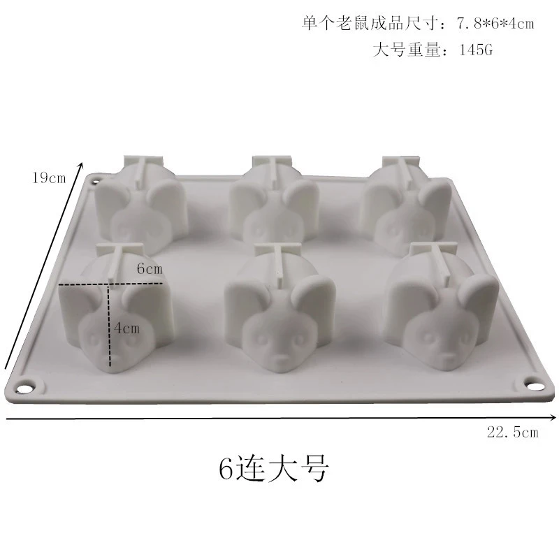

Mouse Silicone Mold Mice Muold Cake Baking Mousse Chocolate Cake Molds Mickey Mouse HandMade Fondant