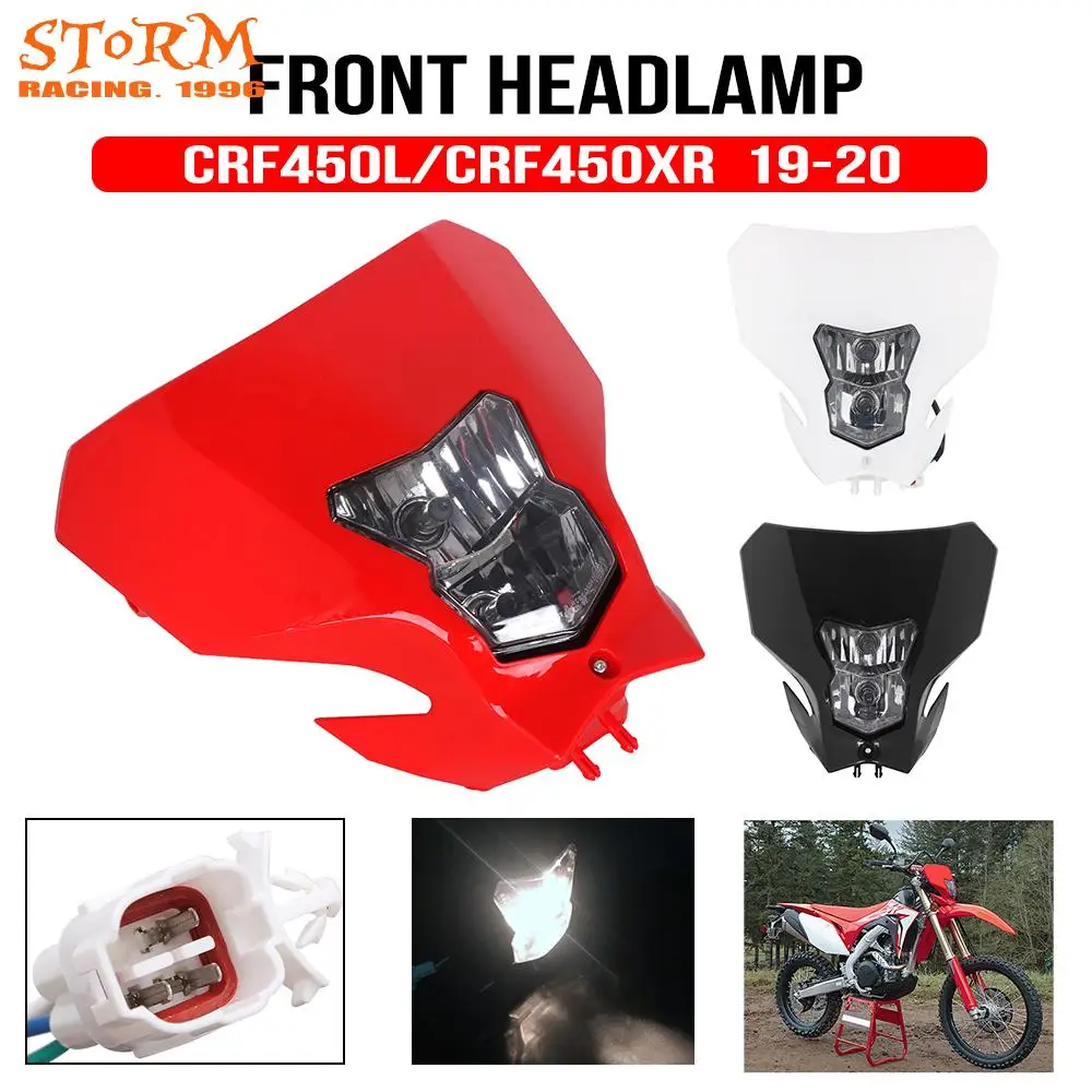 Передняя фара для Honda CRF450XR CRF450L CRF 450L 450XR 2019 2020|Тенты и защитные чехлы| |