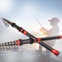 new 1 8m2 7m3 0m3 6m telescopic fishing rod spinning fishing carbon fiber protable travel fishing rod trout carp sea bass pesca