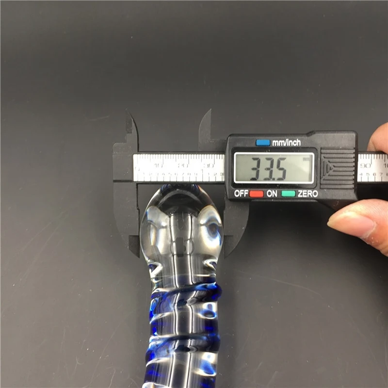 Фаллоимитаторы поддельный член из хрустального стекла вагинальная Анальная