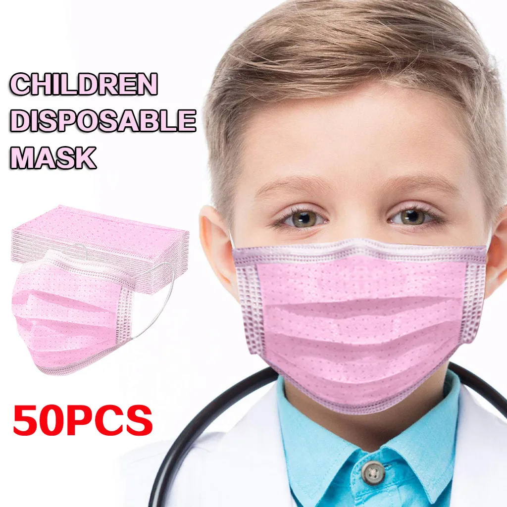 50 шт. одноразовые маски для лица мальчиков и девочек | Тематическая одежда
