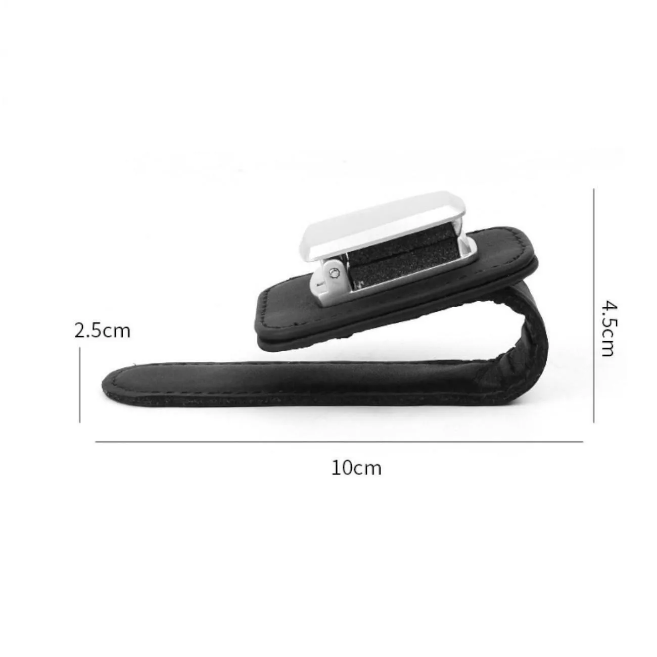 

Солнцезащитный козырек, зажим для солнцезащитных очков, кожаный металлический футляр для ручек, универсальные аксессуары для автомобиля, ч...