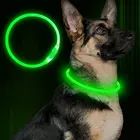 Светодиодный ошейник для собак, мини USB перезаряжаемый светящийся ошейник, водостойкий регулируемый, для маленьких, средних и больших собак