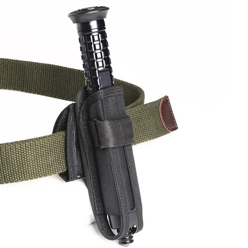 

Universal 360 Degree Rotation Baton Holder Tactical Molle Quick Drawing Baton Stick Belt Carry Case Holster Outdoor EDC Tool
