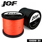 Леска рыболовная плетеная из ПЭ, 4 нити, 10-82lb, 1000 м