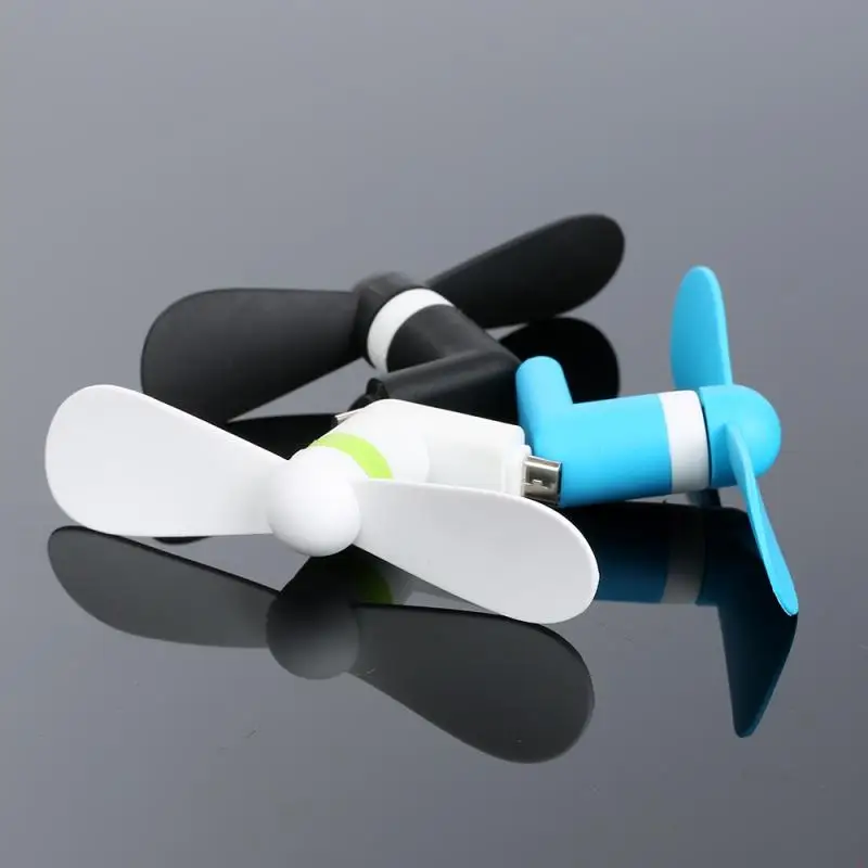 

Creative Micro USB Fan Flexible Portable Super Mute Cooler Mini Fan For Power Bank Notebook Computer Summer Gadgets Accessories