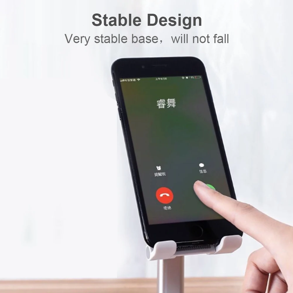 Регулируемый мобильный телефон держатель подставка зеркало Настольный для