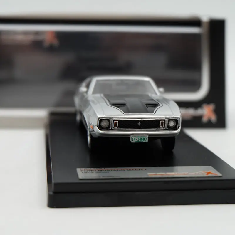 IXO Premium X 1:43 для Ford Mustang Mach 1 1973 Silver PRD398J Ограниченная серия авто модели литые под