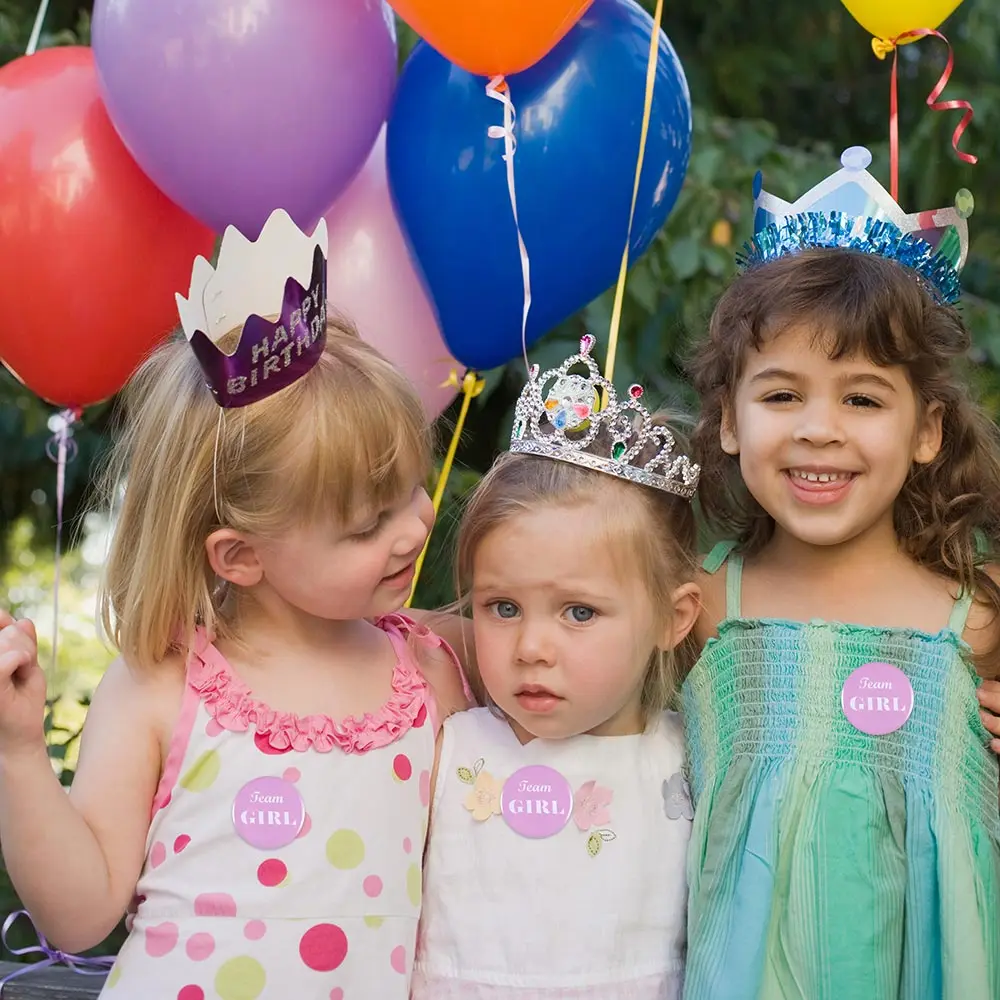 

Tinplate Button Badge Decoration Party Buttons Sticker Boys And Girls Party Badge Tinplate Button Sticker