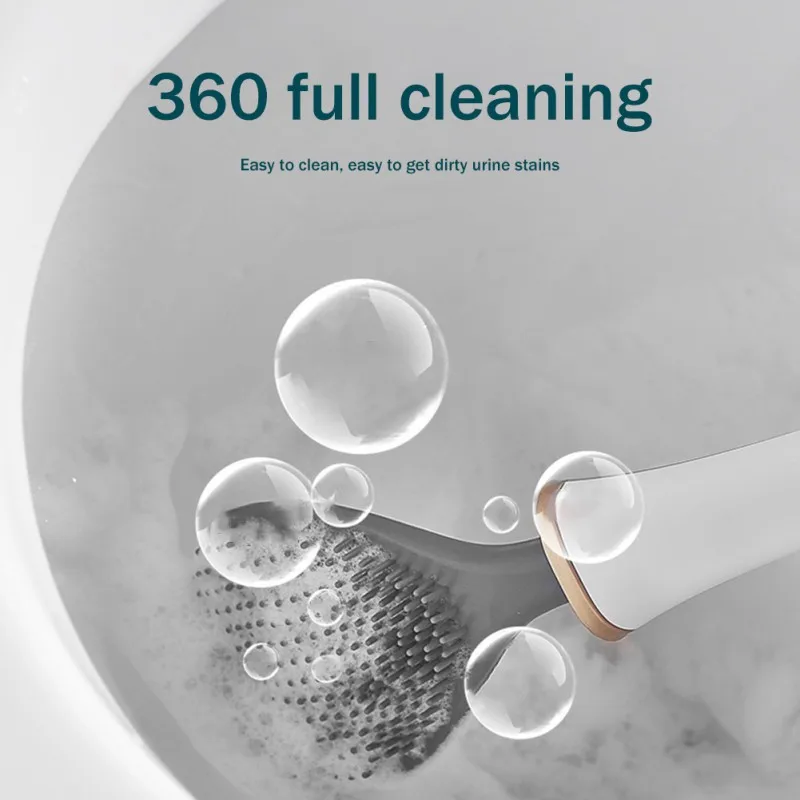 

Baseball Bat Toilet Brush Cleaning Brush TPR soft brush head Easy to clean dead corners Can be hung for storage 42.5*8cm