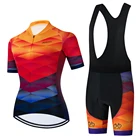 2021 Женская воздухопроницаемая быстросохнущая одежда для горного велосипеда, велосипедный комплект из Джерси, летняя уличная спортивная одежда для велоспорта, женская одежда для горного велосипеда