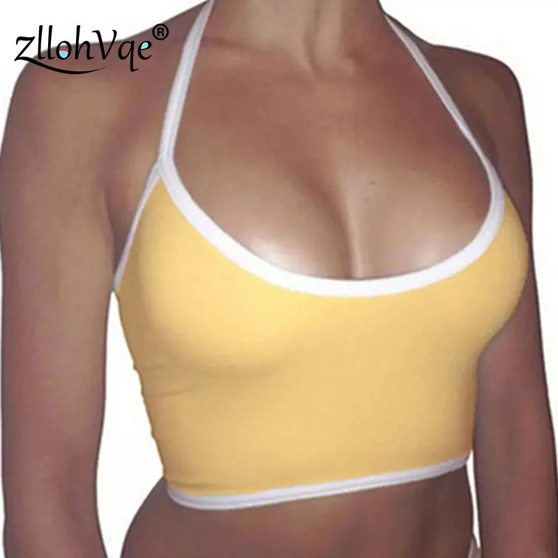 Привлекательный Топ Zllohvqe майка рубашки бюстгальтер фитнес пуш ап Модный женский