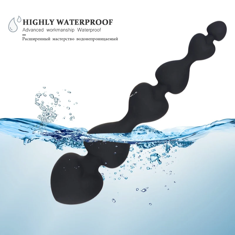 Силиконовый вибратор анальные шарики фаллоимитатор Анальная пробка мужской