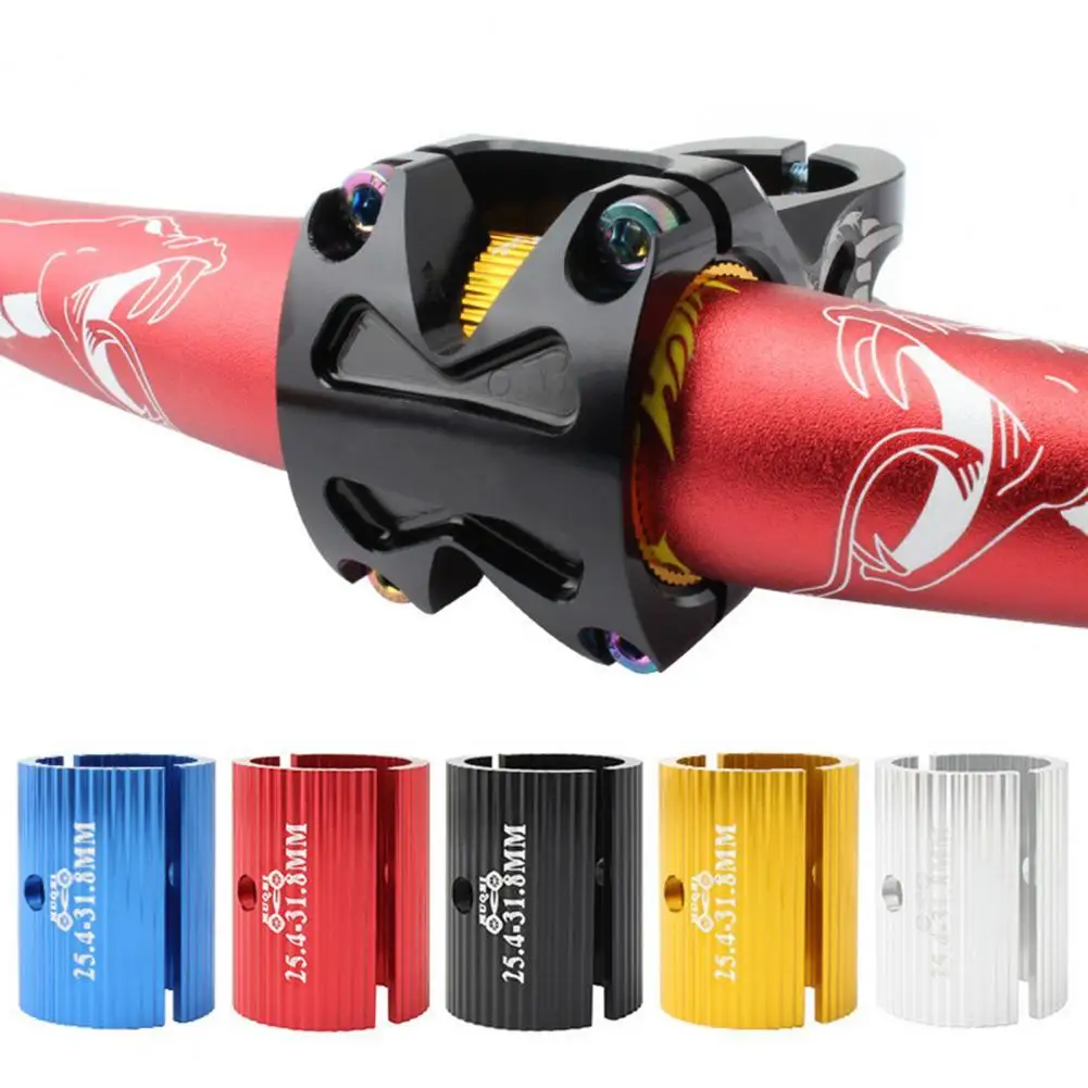 

2Pcs Front Derailleur Adapter High-strength Anti-skid Aluminum Alloy Bicycle Handlebar Conversion Sheet for Cycling