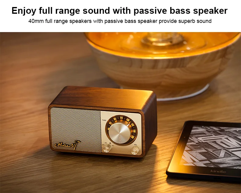 Xiaomi Sangean Mozart портативный bluetooth динамик с fm-радио беспроводной | Электроника