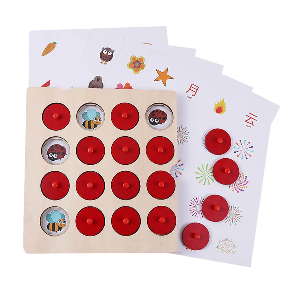 Детская игра с умным интеллектом IQ деревянной памятью логическая тренировка