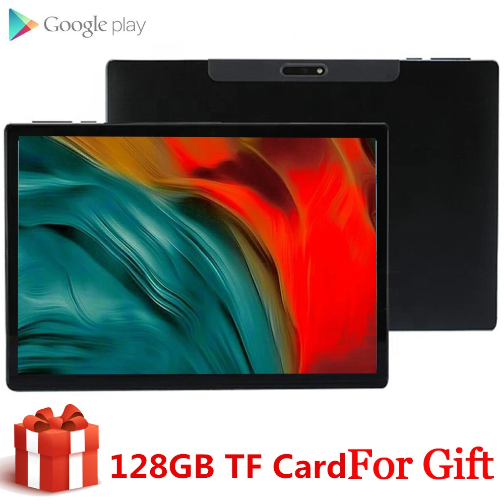 10.1 Inch Tablets PC  Andriod 8.0 1920*1200 10 Deca Core MTK6797 6GB RAM 64GB ROM +Gift 128GB TF Card Type-C GPS 2.4G+5G Wifi