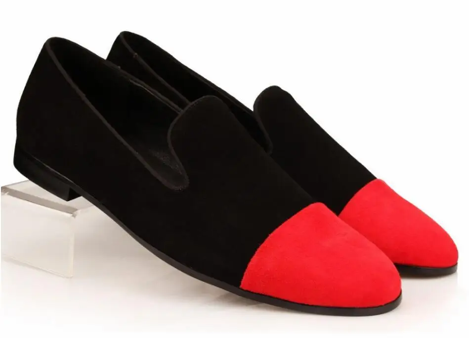 Мужские лоферы вечерние туфли для выпускного вечера разные цвета красные черные