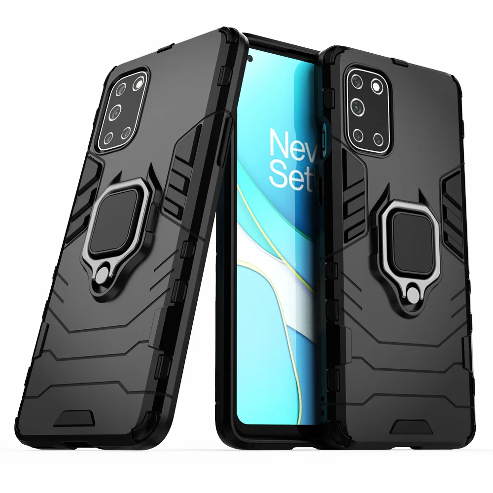 

for One plus 8T 1+8T 1+ 8T Oneplus8T Coque Funda Shockproof Armor Case For Oneplus 8T Case Ring Stand Back Phone Cover